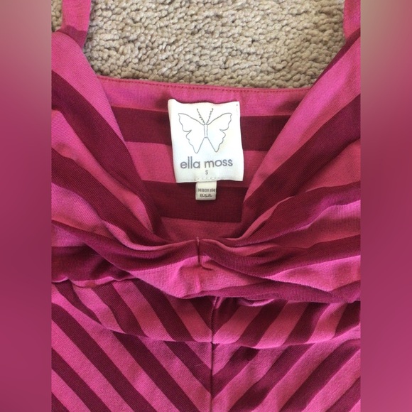 Ella Moss chevron pink tank top size small - Picture 2 of 4